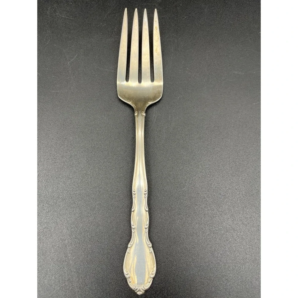 Sterling Silver Andante Cold Meat Serving Fork By Gorham Silver